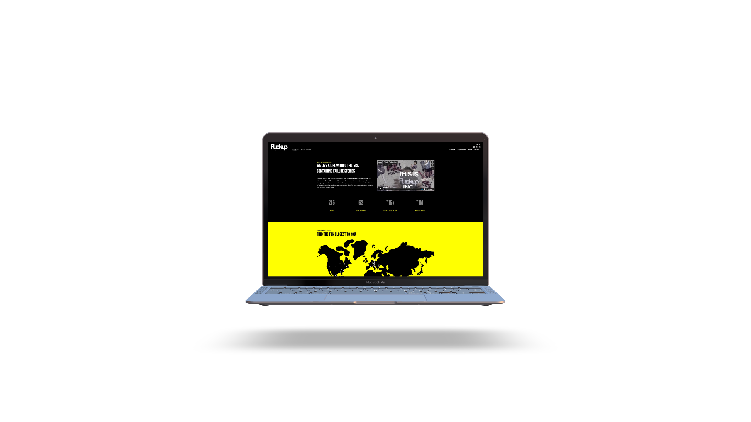 Plataforma de contenido Web para FuckUp Nights